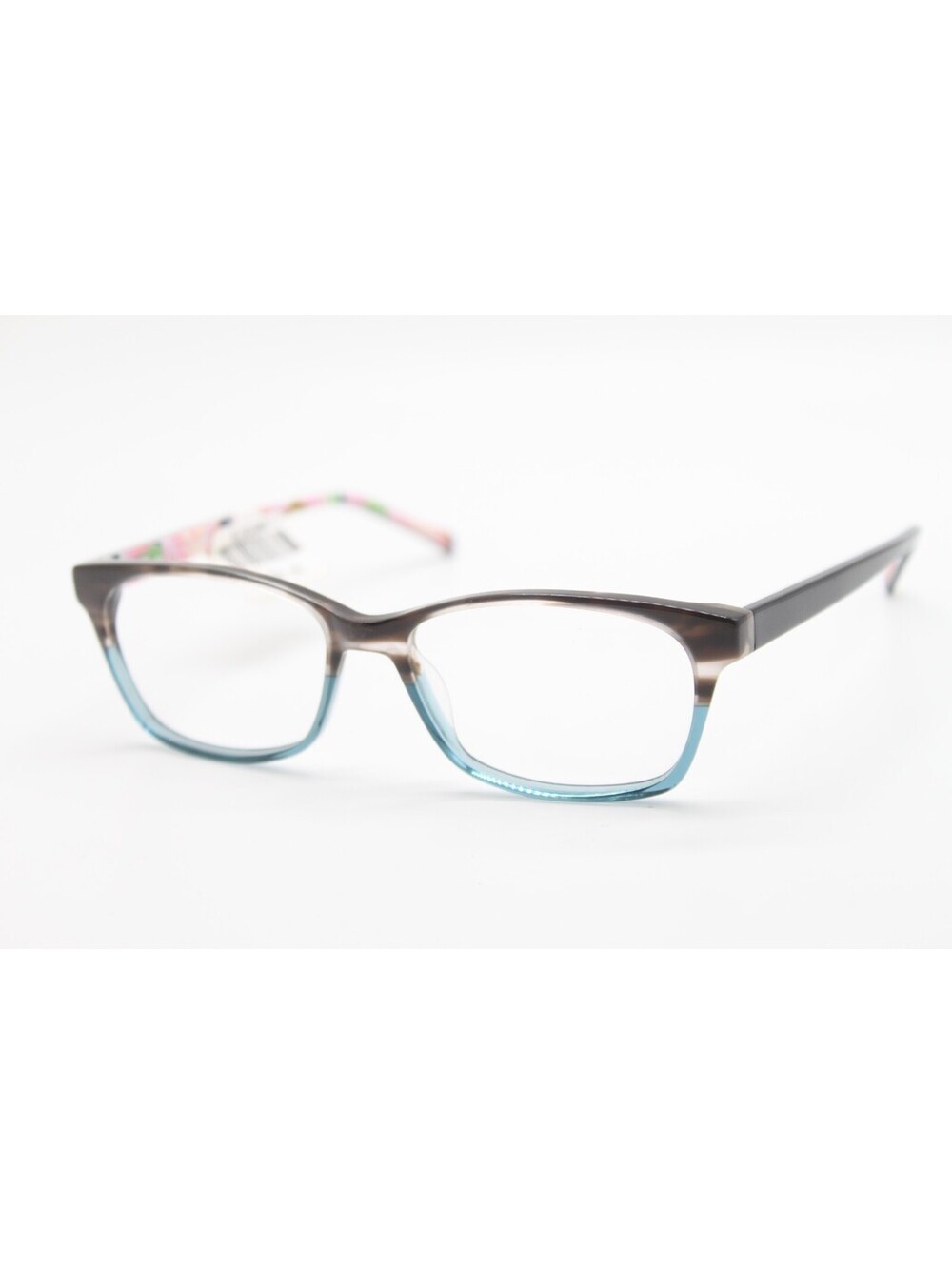 NEW VERA BRADLEY GRACE SUPERBLOOM SBM BLUE PINK AUTHENTIC EYEGLASSES 53-15